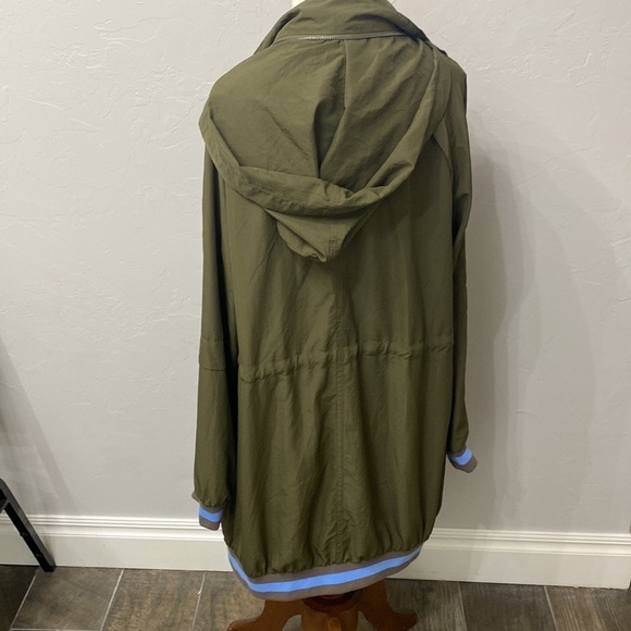 Free People wind swept jacket size small.Green and blue - Picture 13 of 15